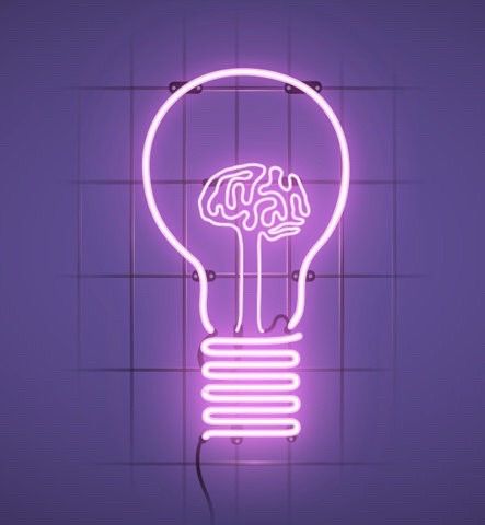 brain, light, and purple image Temporal Lobe, Wall Signage, All Of The Lights, Trigger Happy, Neon Aesthetic, Neon Purple, Neon Art, Purple Rain, Purple Aesthetic