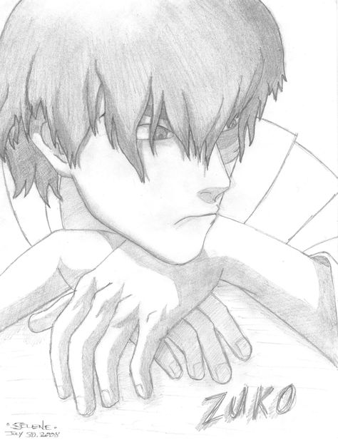 Zuko Avatar Drawing Easy, Zuko Sketch, Atla Drawings, Zuko Drawing, Avatar Mai, Zuko Fanart, Drawing Avatar, Avatar Drawing, Avatar Tattoo