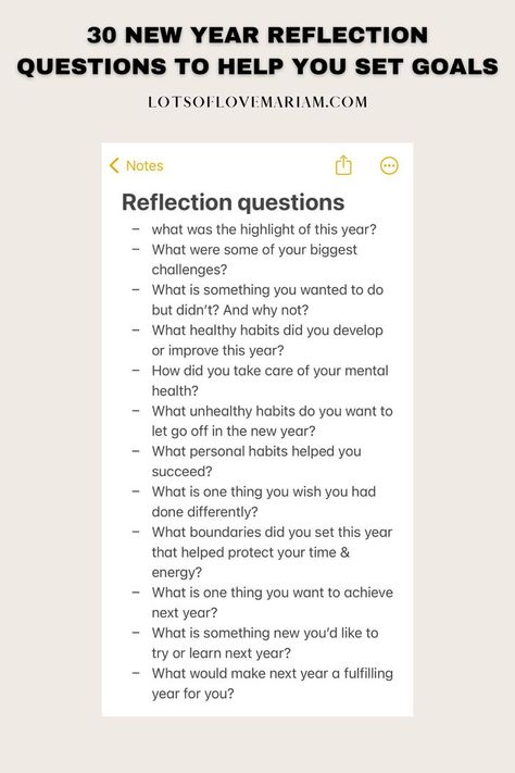 DO NOT go into the new year without asking these new year self reflection questions! These 30 new year reflection questions will help you set yourself the best goals for the new year and identify what you did well and what you need to improve on! New Year Journal Questions, Preparing For New Year, Yearly Review Questions, New Year Reflection Questions, Yearly Reflection Questions, Year Reflection Questions, New Year’s Eve Reflection Questions, New Year Reflection, Self Reflection Questions