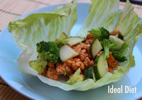 Ideal Protein Phase 1, Salat Wraps, Buffalo Chicken Lettuce Wraps, Ideal Protein Diet, Ip Recipes, Ideal Protein Recipes, Protein Food, Metabolic Diet, Ideal Protein