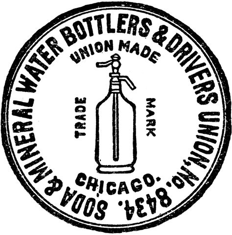 Bottlers Union Label Old Label Design, Vintage Union Logo, Western Union Logo, Vintage Labor Union Posters, Vintage Liquor Labels, Union Logo, Old Whiskey Labels, Type Inspiration, Vintage Logo Design