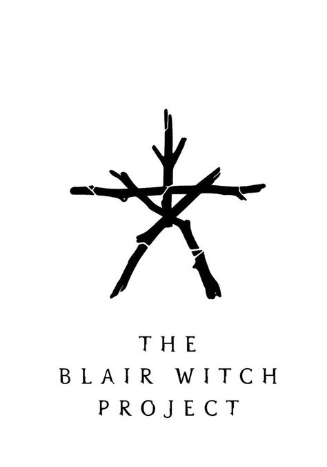 Blair Witch Project Decorations, The Blair Witch Project Poster, Blair Witch Project Tattoo, Blair Witch Project Aesthetic, Blair Witch Tattoo, Witch Logos, Blair Witch Symbol, The Blair Witch Project, Horror Vibes