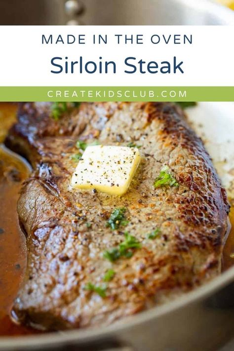 Are you looking for a quick and easy way to make the perfect sirloin steak indoors? With just a few simple ingredients and basic cooking techniques, you can prepare a juicy, flavorful steak in just under 15 minutes - making it a great weeknight dinner option. This is the best way to cook steak indoors! Top Sirloin In Oven, Boneless Sirloin Tip Steak Recipes, Sirloin Steak In The Oven, Steak Indoors, Best Way To Cook Steak, Hearty Pasta Recipes, Steak In The Oven, Steak Toppings, Ways To Cook Steak