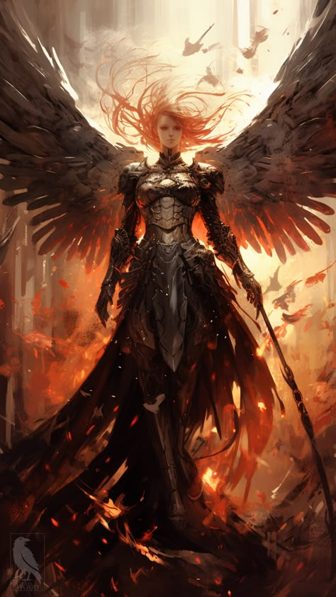 Valkyrie Goddess, Valkaryie Art, Fantasy Valkyrie, Dnd Valkyrie, Valkyrie Oc, Valkyrie Fanart, Valkyrie Artwork, Viking Art Illustration, Dark High Fantasy Aesthetic