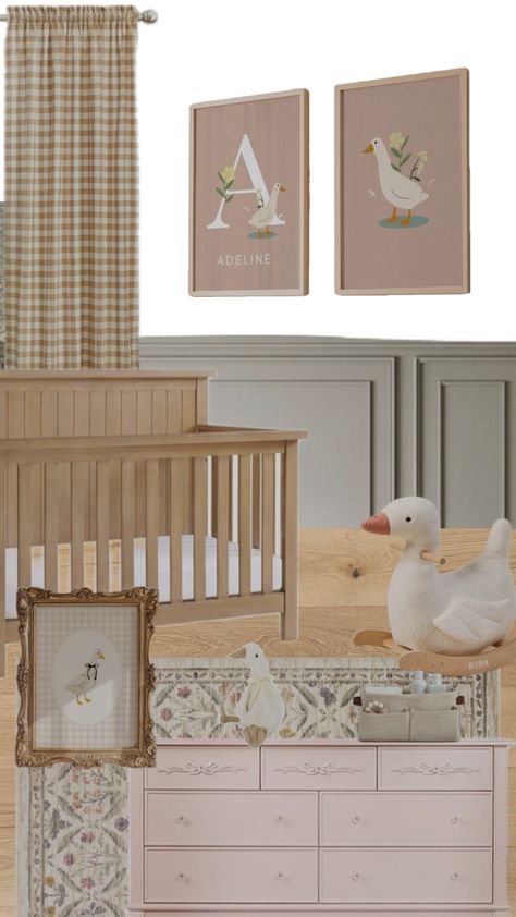 Mother Goose Nursery, Goose Nursery, Baby Closet, Mother Goose, Girl Nursery, Nursery