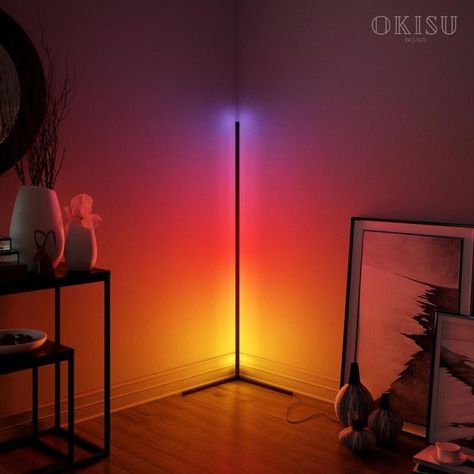 Cheap Floor Lamps, Corner Floor Lamp, Corner Lamp, Contemporary Bedroom Decor, Led Floor, Sopot, Floor Lamp Design, Led Floor Lamp, Bedroom Lamps