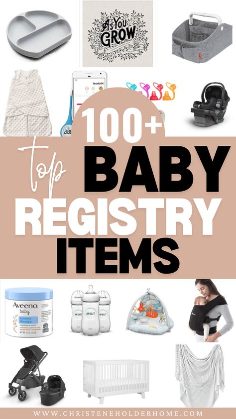 Creating a baby registry? Check out our list of 100+ must-have baby registry items to ensure you have everything you need for your little one’s arrival. From nursery essentials to baby gear, get ready with confidence! Essential Baby Registry Items, Baby Shower Registry List, Newborn Organization, Ultimate Baby Registry Checklist, Baby Boy Registry, Target Baby Registry, Newborn Registry, Nursery Organization Ideas