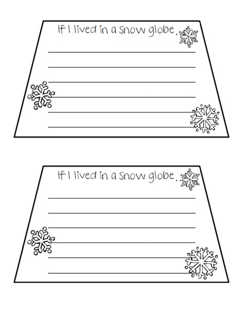 If I lived in a snow globe... (use paper plate as the globe for the kids to draw the pic on) Or I've made a snowglobe out of laminating film! Snowglobe Writing, Snow Globe Writing, Polar Activities, Kindergarten Goals, Abc Centers, Abc School, Reading Buddies, Cute Writing, Winter Writing