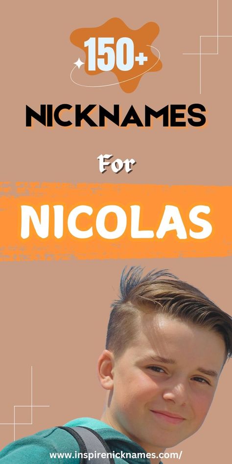 Whether you’re looking for cool, classic, or unique options, this list has something for everyone. Perfect for friends, family, or anyone named Nicolas! #NicknamesForNicolas #NameIdeas #UniqueNicknames #BabyNames #CreativeNicknames Nickname Ideas, Cute Nicknames, Baby Names, For Friends, For Everyone, Friends Family, Celebrities