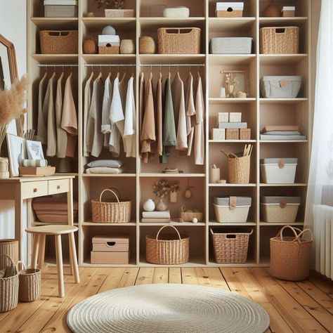 This guide highlights 17 clever closet shelving ideas that will help you maximize space, improve accessibility, and create a visually pleasing storage system. Closet Shelving Ideas, Under Shelf Lighting, Clever Closet, Rolling Clothes Rack, Closet Shelving, Barn House Design, Homes Decor, Pull Out Shelves, Shelving Solutions