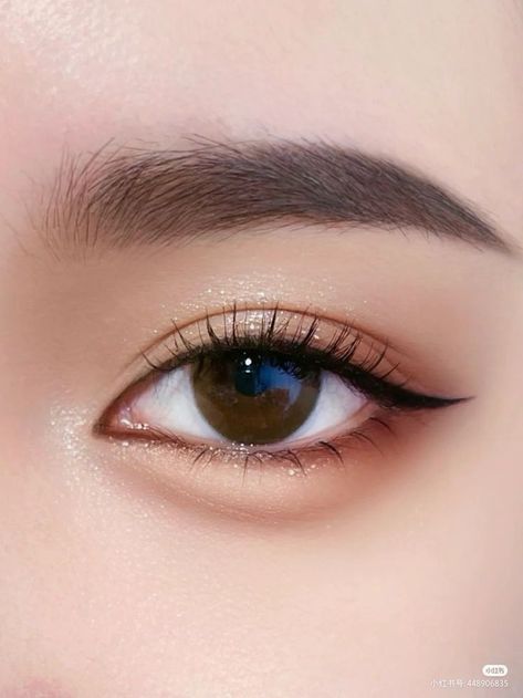 Asian Evening Makeup, Korean Natural Makeup, Makeup Cantik, Korean Eye, Mekap Mata, Soft Makeup Looks, Cute Eye Makeup, Doll Eye Makeup, Korean Eye Makeup