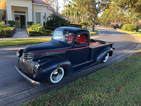 Vintage Trucks For Sale, Custom Trucks For Sale, 1946 Chevy Truck, Old Classic Trucks, Chevy Trucks Accessories, Older Trucks, Hot Rod Truck, Vintage Chevy Trucks, Old Chevy Trucks