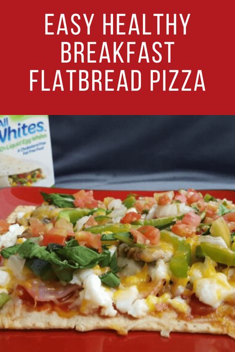 Easy Healthy Flatbread Breakfast Pizza Flatbread Breakfast Pizza, Breakfast Flatbread Pizza, Flatbread Breakfast, Breakfast Flatbread, Healthy Flatbread, Pizza For Breakfast, Fitness Board, Mexican Breakfast Recipes, Eating Pizza