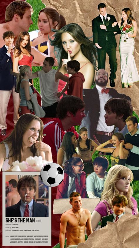 she’s the man ⚽️ #film #movie #filmspread #shestheman Movies Like Shes The Man, She Is A Man Movie, Think Like A Man Movie Poster, She’s The Man Movie Poster, I'm Your Man Movie 2021, She's The Man, Rom Coms, Amanda Bynes, Man Wallpaper