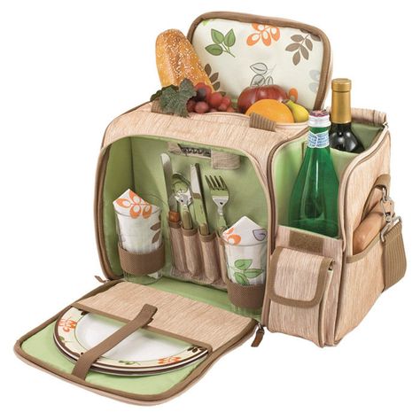 20 Piece Botanica Picnic Tote Set Picnic Basket Set, Picnic Backpack, Picnic Tote, Picnic Cooler, Picnic Packing, Cooler Tote, Picnic Set, Perfect Picnic, Picnic Time