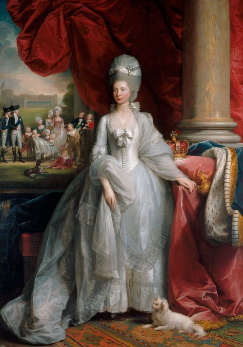 Queen Charlotte Of England, Benjamin West, Prince Frederick, Royal Collection Trust, King George Iii, Estilo Real, Queen Charlotte, Oil Painting Reproductions, Princess Mary