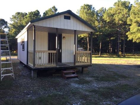 Amish-Built Tiny House Building Tiny House, 12x24 Tiny House, Amish Sheds, Shed Tiny House, Tiny Container House, Airstream Trailers For Sale, Tiny House Talk, Tiny Cabins, Tiny House Floor Plans