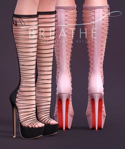 [BREATHE]-Kaycee Heels | Hi ladies, my new release for Bloom… | Flickr Sims4 Cc High Heels, Sims 4 Cc Platform Heels, Sims 4 Platform Heels, Sims4 Cc Heels, Sims4 Heels, Sims 4 Cc High Heels, Sims 4 Cc Heels, Laced Heels, Sims Shoes