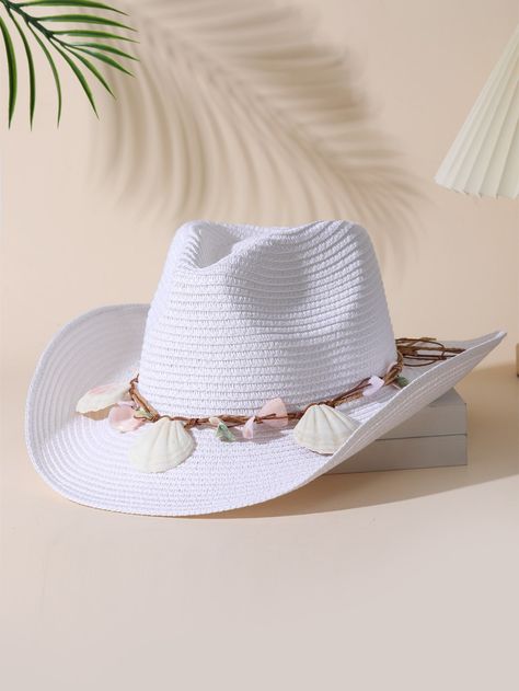 Cowboy Straw Hat, Boho Cowboy, Tassel Decor, Tassels Decor, Cruise Outfits, Coastal Cowgirl, Cowgirl Hats, Spring Fling, White Collar