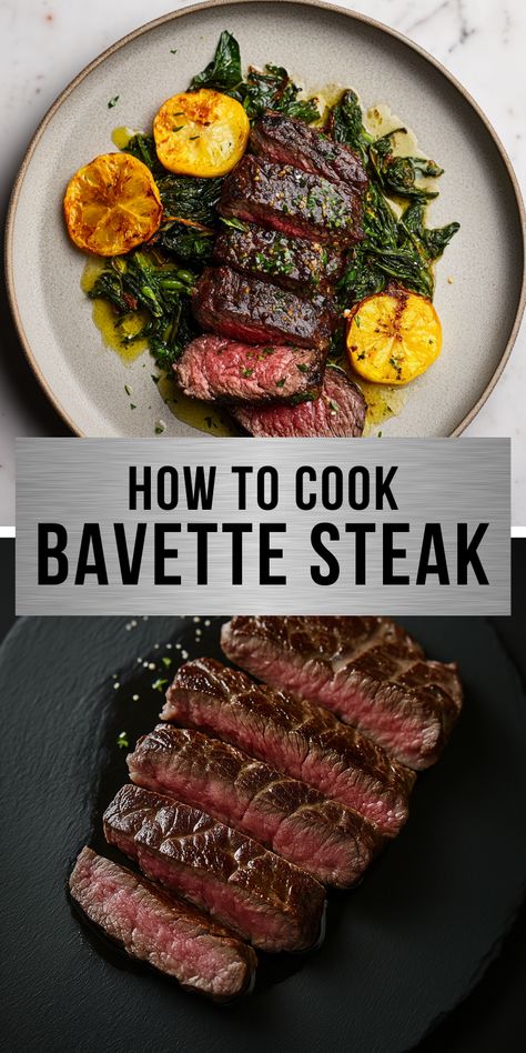 Bavette steak, also known as flap steak, is a tender, flavorful cut of beef from the bottom sirloin. Its loose grain makes it perfect for marinades, and it's best enjoyed grilled or pan-seared. Learn why this cut is loved by chefs and foodies alike! #BavetteSteak #FlapSteak Beef Bavette Recipe, Sirloin Steak Marinade, Bavette Steak, Steak Times, Flap Steak, Best Cut Of Steak, Gourmet Steak, Beef Loin, Ribeye Steak Recipes