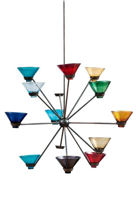 Kaj Franck, A CHANDELIER. - Bukowskis Coloured Candles, Glass Cups, Ceramic Design, Mid Century Design, Glass Cup, Glass Design, Ceramic Pottery, Scandinavian Design, Finland