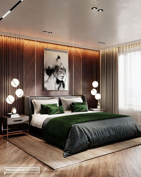 Modern Bedroom Design Ideas Office Loft, Big Painting, Bedroom Interior Design Luxury, Modern Luxury Bedroom, Modern Bedroom Interior, Luxury Bedroom Design, Apartment Office, Bedroom Master, Luxury Bedroom Master