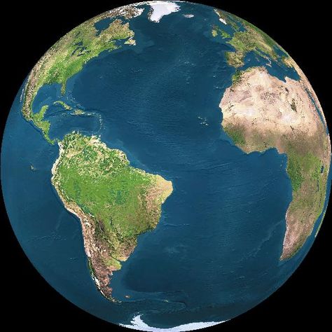 Simulated image of Earth (without clouds) at the instant of the September equinox (2016 September 22, 2016, at 14:21 Universal Time). Image credit: Earth and Moon Viewer Satellite View Of Earth, September Equinox, Astronomy Facts, Earth View, Earth Images, Earth Pictures, Nothing But Flowers, Satellite Image, Light Images