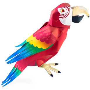 Macaw - Animals - Latin flavor. - Paper Craft - Canon Creative Park Whale Stuffed Animal, Folding Origami, Macaw Parrot, Daycare Ideas, Parrot Bird, Animal Masks, Paper Model, Antique Paper, Origami Art