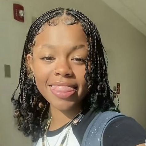 Natural Hair Bun Styles, Short Box Braids Hairstyles, Protective Hairstyles For Natural Hair, Natural Braids, Quick Natural Hair Styles, Box Braids Hairstyles For Black Women, Cute Braided Hairstyles, Braided Hairstyles For Teens, Cute Box Braids Hairstyles