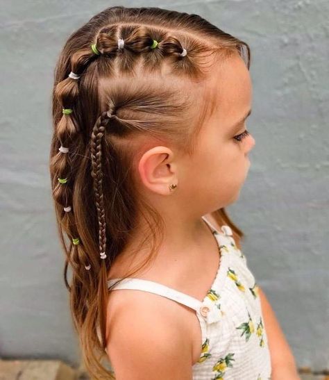 Toddler Hair Dos, Toddler Hairstyles Girl Fine Hair, Baby Girl Hairstyles Curly, Easy Toddler Hairstyles, Cute Toddler Hairstyles, Girly Hairstyles, Easy Little Girl Hairstyles, Girl Hair Dos, Girls Hairstyles Easy