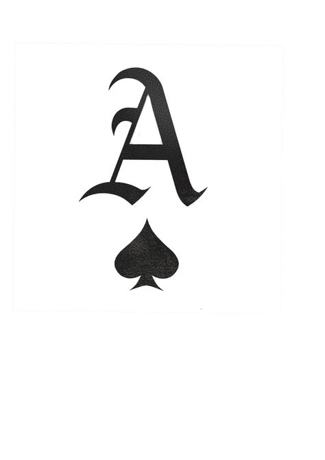 Poker Tattoo, Ace Of Spades Tattoo, Triple 9, Spade Tattoo, Medium Tattoos, Ace Tattoo, Dear Brother, Bunny Nails, Forest Tattoos