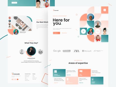 CREWWEB | Web Design by Alvin Adisatria on Dribbble One Pager Design, Kids Branding Design, Ux Design Principles, Restaurant Website Design, Sponsorship Proposal, Graphic Design Cv, Proposal Design, Desktop Design, Powerpoint Design Templates