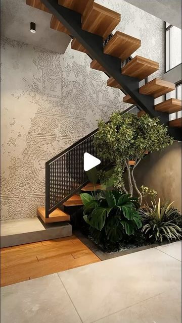 Garden Under Stairs Indoor, Under Stairs Garden, Small Garden Under Stairs, Stairs Indoor, Under The Stairs, Garden Indoor, House Stairs, Under Stairs, Bangalore