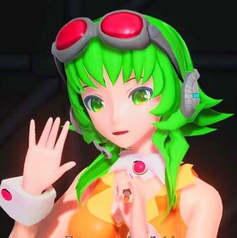 Gumi Icon, Green Hair, Vocaloid, Green, Hair, Anime