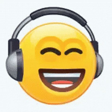 Music Emoji, Smiley Face Images, Music Gif, Emoji Gif, Animated Smiley Faces, Emoticon Faces, Smiley Happy, Smile Gif, Emoticons Emojis