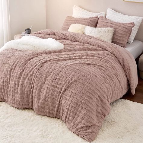 Faux Fur Comforter, Rose Comforter, Fur Comforter, Fluffy Comforter, Rose Bedding, Fluffy Bedding, Soft Comforter, Queen Comforter Sets, Smart Living