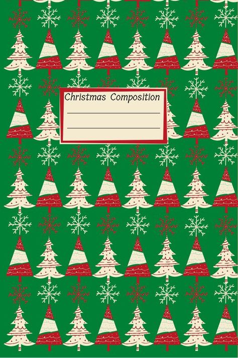 Christmas Notebook Ideas, Christmas Notes, Goodnotes Covers, Christmas Notebook, Christmas Note, Notes Ideas, Snow Tree, Self Care Bullet Journal, Christmas Journal