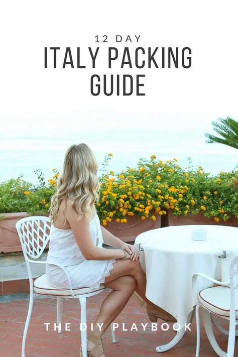 Outfits for Italy - Classic Outfits for a September Trip | The DIY Playbook Outfits For Italy, Italy Vacation Outfits, Italy In September, Italy Packing, Italy Packing List, What To Wear In Italy, 10 Days In Italy, Italy Travel Outfit, Italy Trip Planning