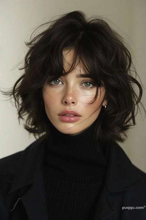 90's Bob Haircut for Old Money Look - Puqqu 90s Wavy Bob, 90s Hairstyles Medium Hair, 90s Shag Hair Short, 90s Bob Haircut Grunge, 90’s Bob, Old Money Bob, 90s Short Hairstyles, 90s Bob Haircut, Vintage Bob Hairstyle