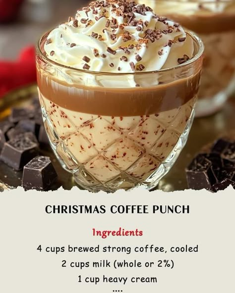 Christmas Punches, Christmas Get Together, Xmas Sweets, Coffee Punch, Ree Drummond Recipes, Cacao Recipes, Beverage Ideas, Christmas Punch Recipes, Christmas Meals