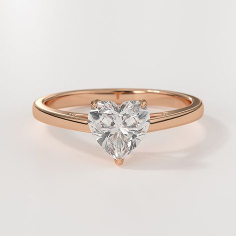 Gold Heart Engagement Ring, Gold Diamond Engagement Ring, Heart Engagement Rings, Gold Diamond Engagement Rings, Heart Shaped Rings, Diamond Heart, Heart Of Gold, Diamond Wedding Rings, Diamond Engagement Ring