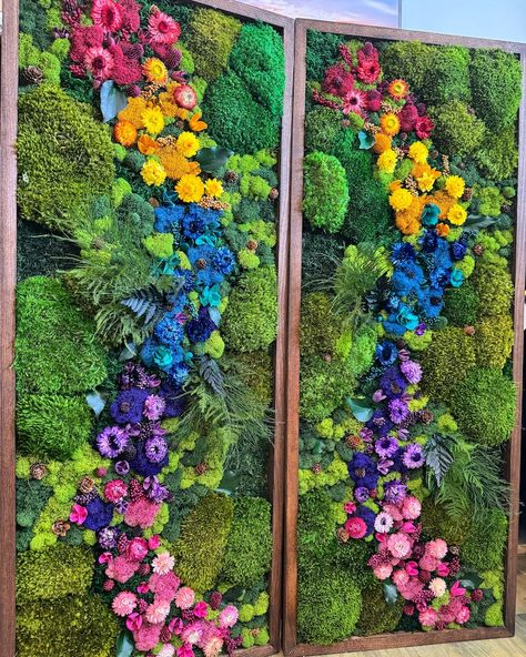 Diy moss wall art