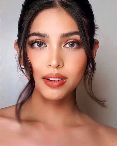 Filipino Make Up, Soft Glam Bridal Makeup Filipino, Filipino Bride Makeup, Grad Makeup, Conference Outfit, Maine Mendoza, Natural Glam Makeup, Natural Glam, Wedding 2024