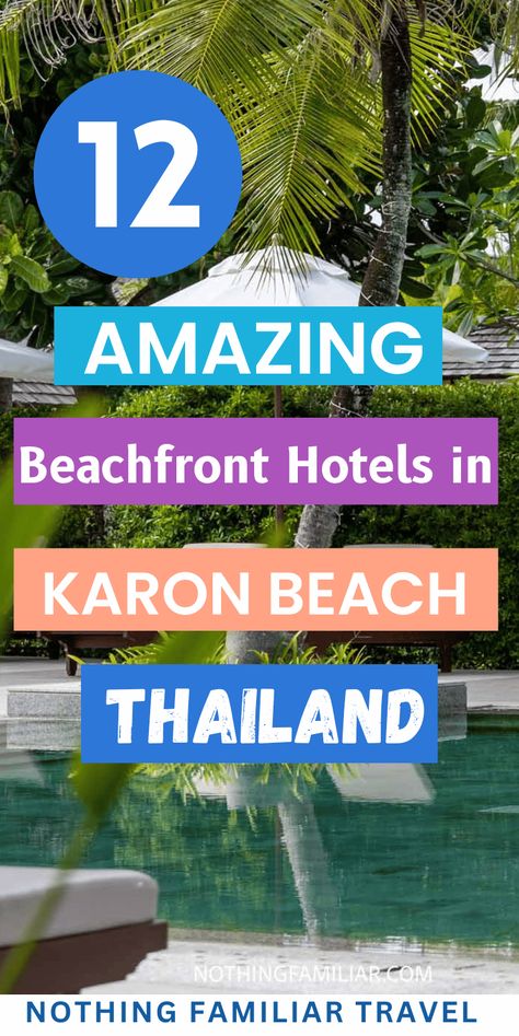 Karon Beach Best Hotels In Bangkok, Hotels In Thailand Beach Resorts, Hotels In Thailand, Karon Beach Phuket, Koh Samui Thailand Hotels, Karon Beach, Backpacking Routes, Pucket Thailand Beaches, Holiday Travel Destinations