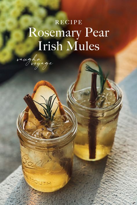 Irish Mule Recipe, Irish Mule, Irish Cocktails, Cocktail Recipe, The Hard Way, Changing Seasons, Cocktail Recipes, My Mom, Rosemary