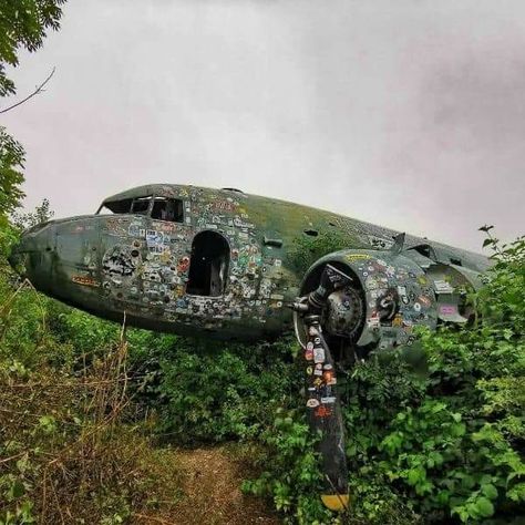 Abandoned Aircraft, Space Station Art, Abandoned Plane, C47 Skytrain, Airplane Boneyard, Avro Shackleton, Airplane Graveyard, Plane Aesthetic, Aleutian Islands