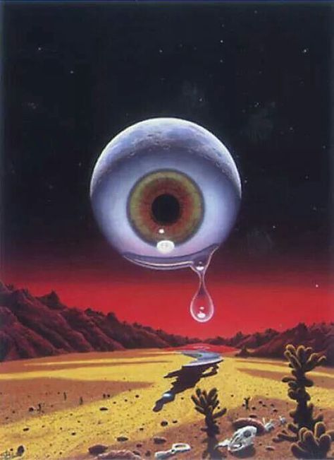 Horror Eyes Art, Eye Art Trippy, Surreal Eye Art, Futuristic Cowboy, Art Spatial, Art Trippy, 70s Sci Fi Art, Arte Peculiar, Eyes Artwork