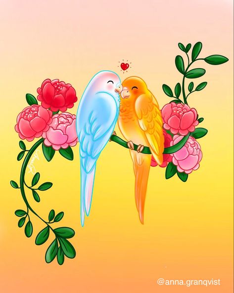 Created with #procreate #digitaldrawing #digitalillustration #love #lovebirds #birdartwork #digitalart #cuteartwork #animalartistry Lovebirds Art, Body Bases, Phad Painting, Profile Ideas, Adult Coloring Book Pages, Bird Artwork, Banarasi Saree, Coloring Book Pages, Adult Coloring Books