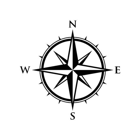 Compass. Compass icon. Compass icon vector isolated on white background. Modern compass logo design, Compass icon simple sign Simple Compass Design, Compass Illustration Design, Compass Graphic, Compass Circle, Simple Compass, Compass Vector, Compass Icon, Cornice Design, Compass Logo