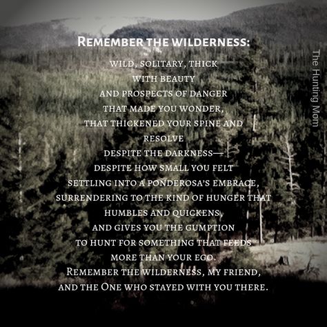 poem about wilderness Hunting Season Quotes, Hunting Prayer, Wilderness Season, Heart Scriptures, Funny Quotes Motivation, Girl Hunting Quotes, Soul Healing Quotes, Hunting Quotes Funny, Hunter's Prayer